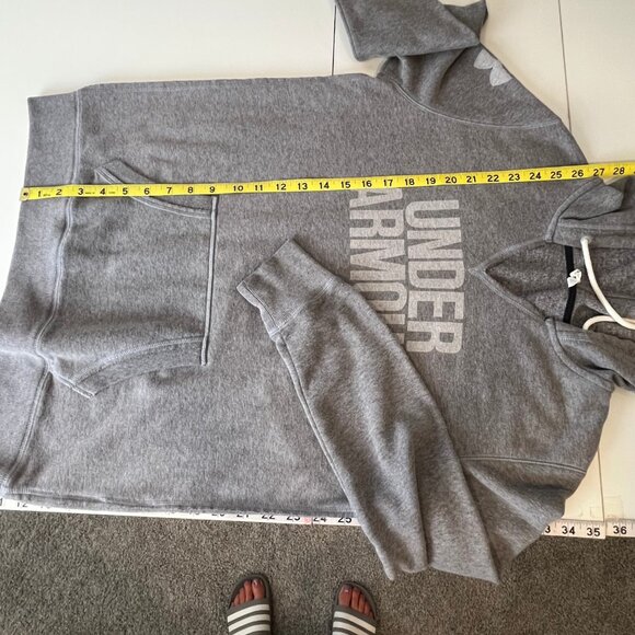 Under Armour Gray Pullover Hoodie Casual Loose Outdoors Women's - Size M - Picture 8 of 8